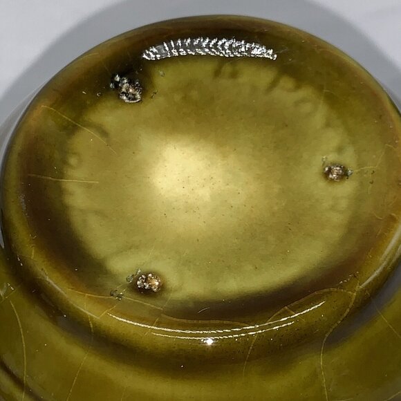 Vintage Green Ceramic Creamer & Sugar Bowl Set With Lid - Picture 7 of 12